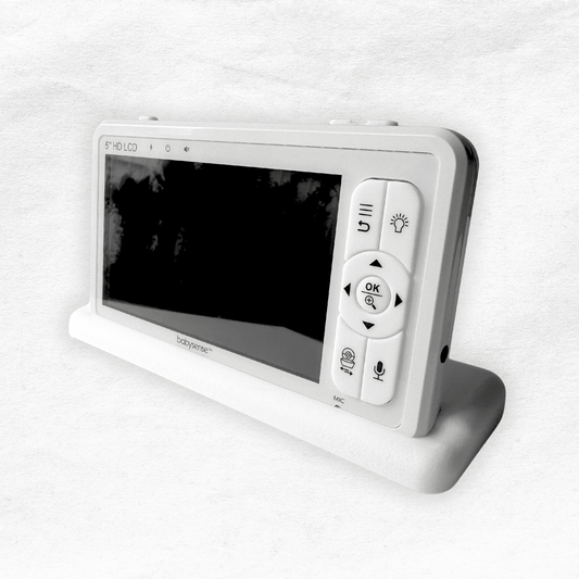 BabySense Baby Monitor Screen Dock | Cord Holder | compatible with HD2STX parent unit, sturdy 3D printed design (Aussie made).