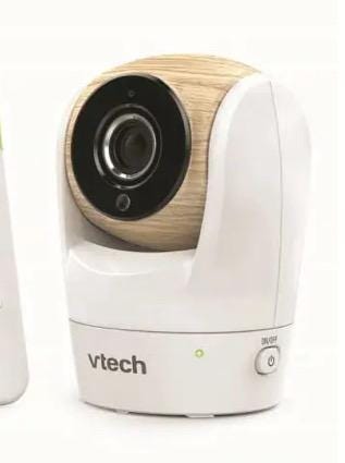 VTech Baby Monitor Snoo & Cot Mount | BM5750HD + More baby monitor on a white background, designed for safe monitoring.