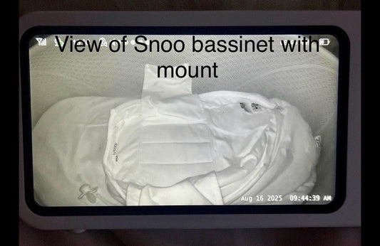 VTech Snoo & Cot Camera Mount - Fits VM5263, BM5710, BM4700N, Bm5600n More | Clip-On No-Drill Stand | 3d Printed in Australia