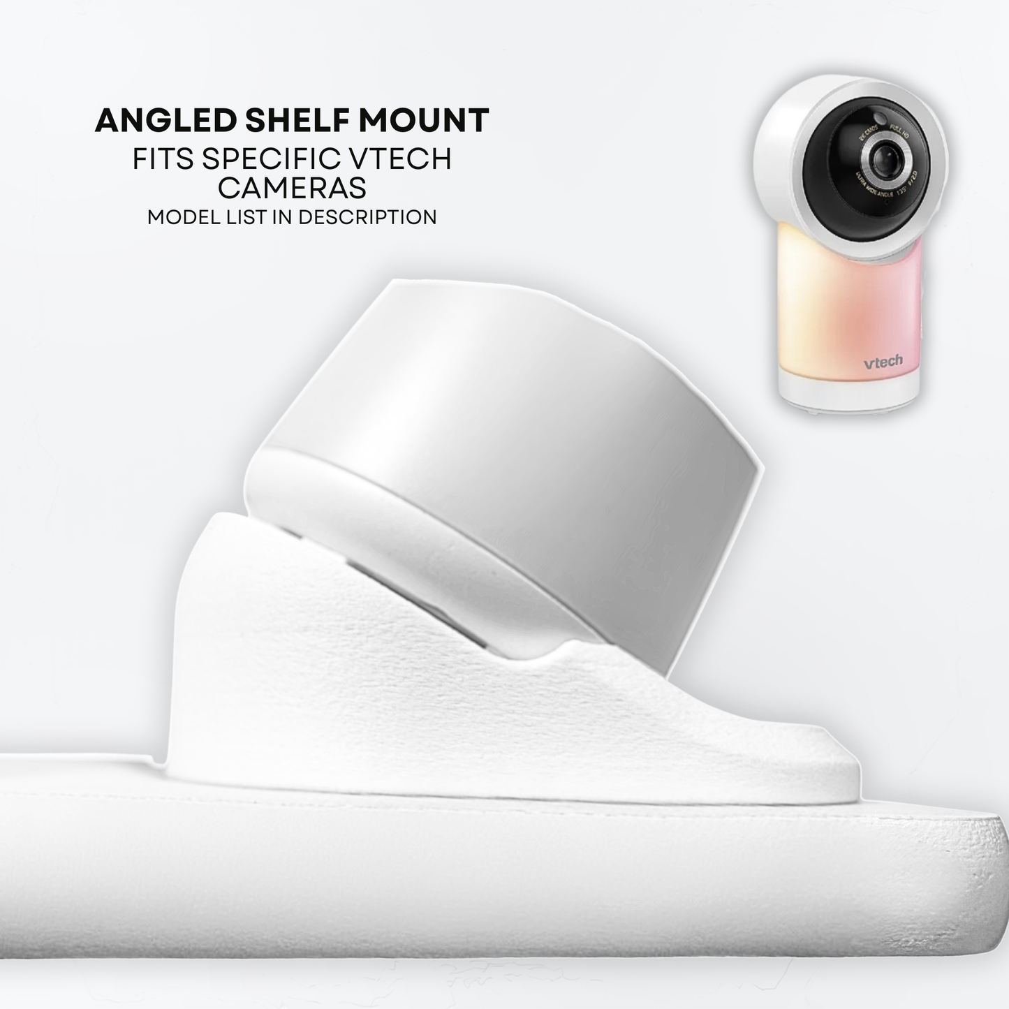 VTech RM7766HD & More Angled Shelf Mount | 30° View | Aussie Made