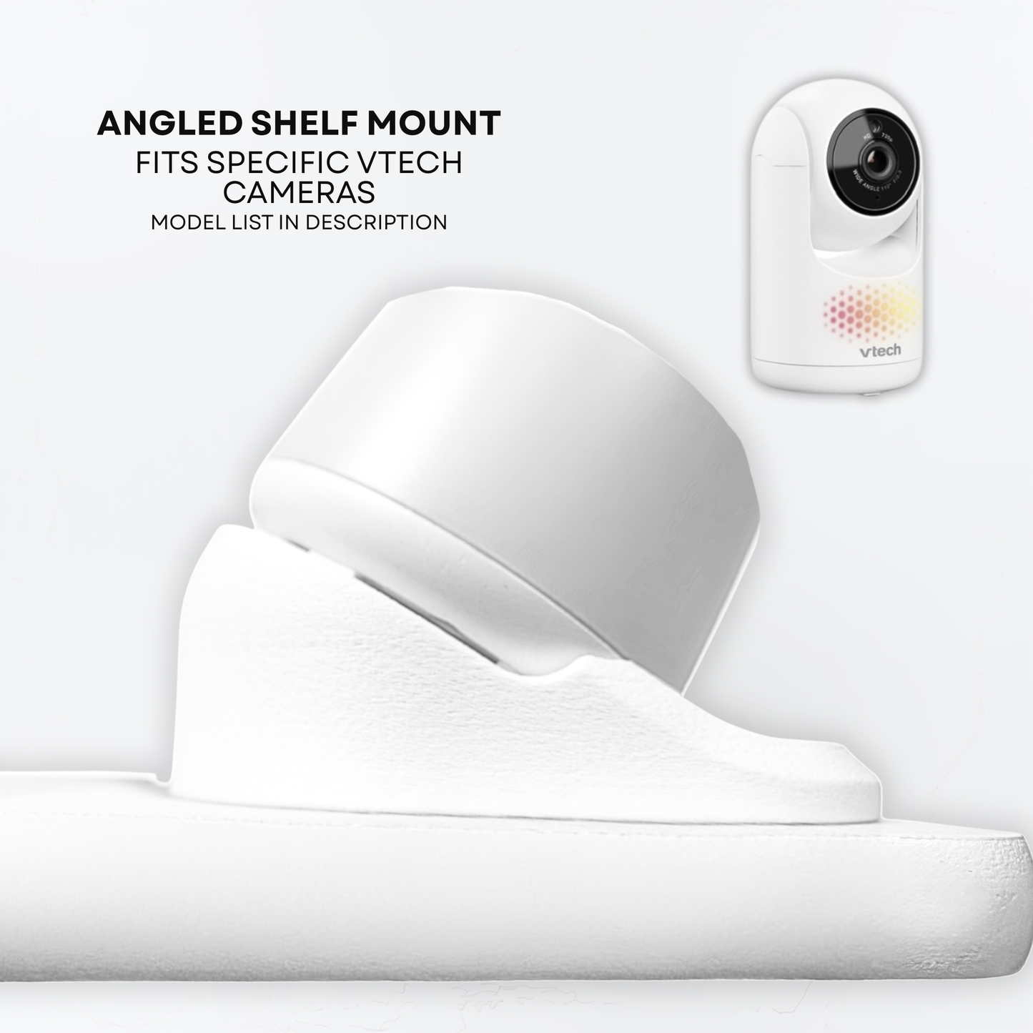 VTech Smart HQ Max & More Angled Shelf Mount | 30° View | Aussie Made