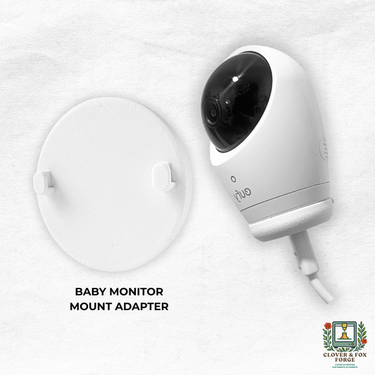 Eufy Baby Monitor Mount Adapter | E20 & E21 | 1/4" Thread for easy mounting on shelves, cots, and bassinets.