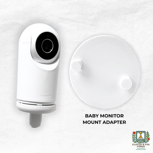 VTech Baby Monitor Mount Adapter | BM3900N & More | 1/4" Thread for easy installation on various mounts.