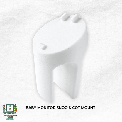 VTech Baby Monitor Snoo & Cot Mount | BM5750HD + More - Custom mount for baby monitors with no drill installation.
