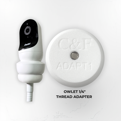 Owlet Baby Monitor Mount Adapter | Cam 2 | 1/4″ Thread