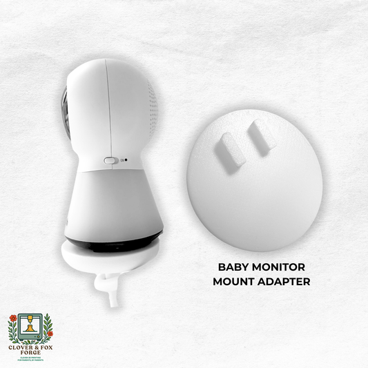 VTech Baby Monitor Mount Adapter | BM5200N & More | 1/4" Thread for mounting baby monitors to stands and tripods.