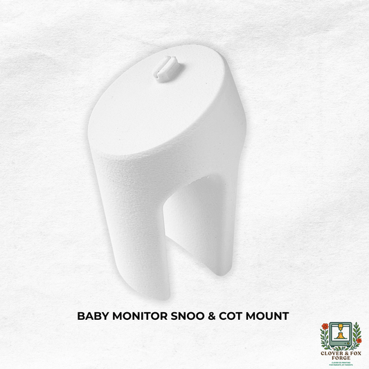 Eufy Baby Monitor Snoo & Cot Mount | E210 - custom designed baby monitor mount for cots and bassinets.