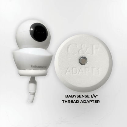 Babysense Baby Monitor Mount Adapter | HDS2 | 1/4" Thread for secure mounting of baby monitor.