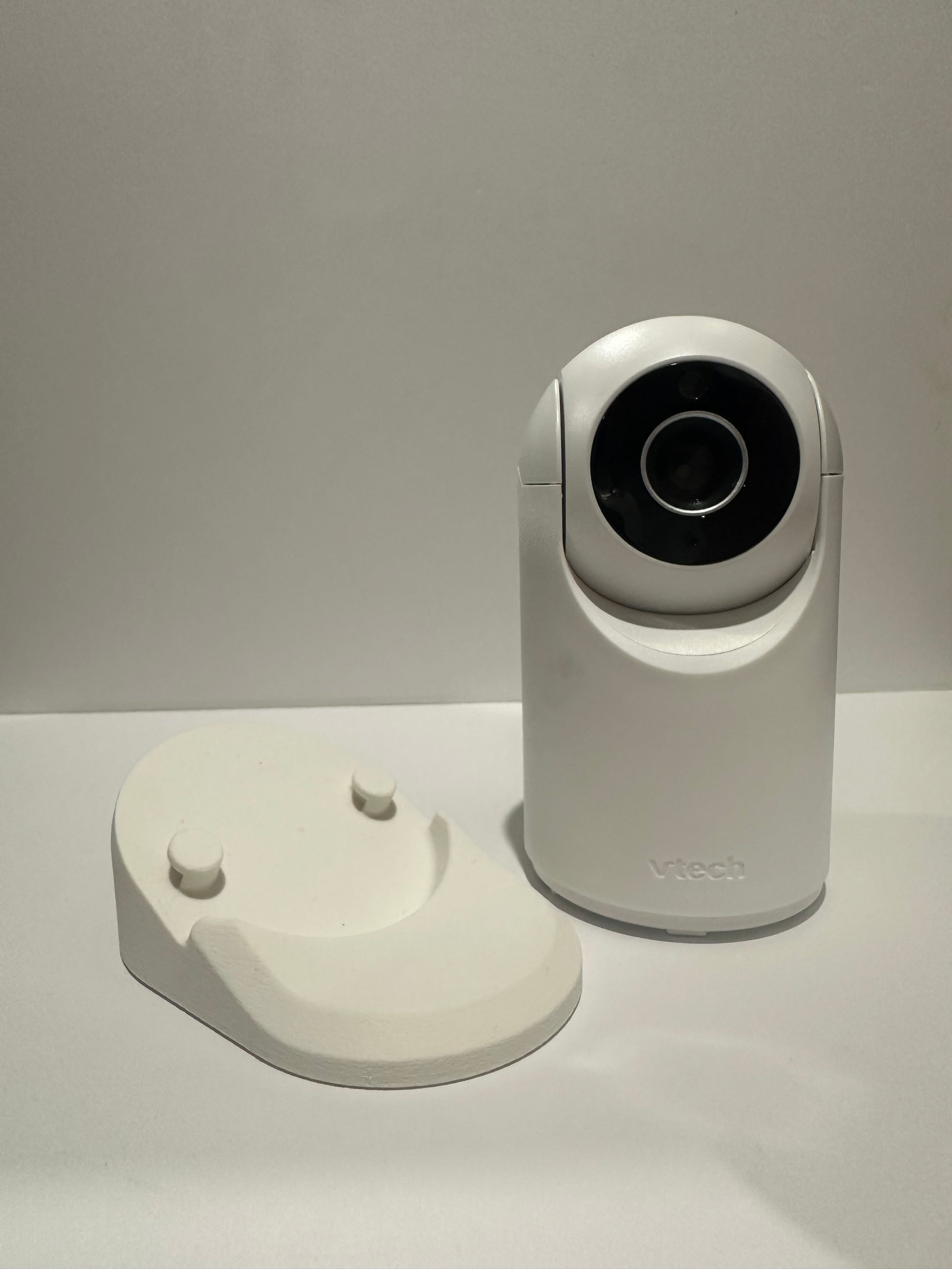 VTech Baby Monitor Shelf Mount | Angled | BM3900N & More with monitor and mount base