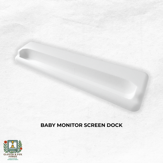 VTech Baby Monitor 7" Screen Dock | Cord Holder | RM7764HD & More - baby monitor shelf mount with cord holder.