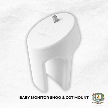 VTech Baby Monitor Snoo & Cot Mount | BM4500HD + More - No-drill, secure baby monitor adapter for bassinet and cot.