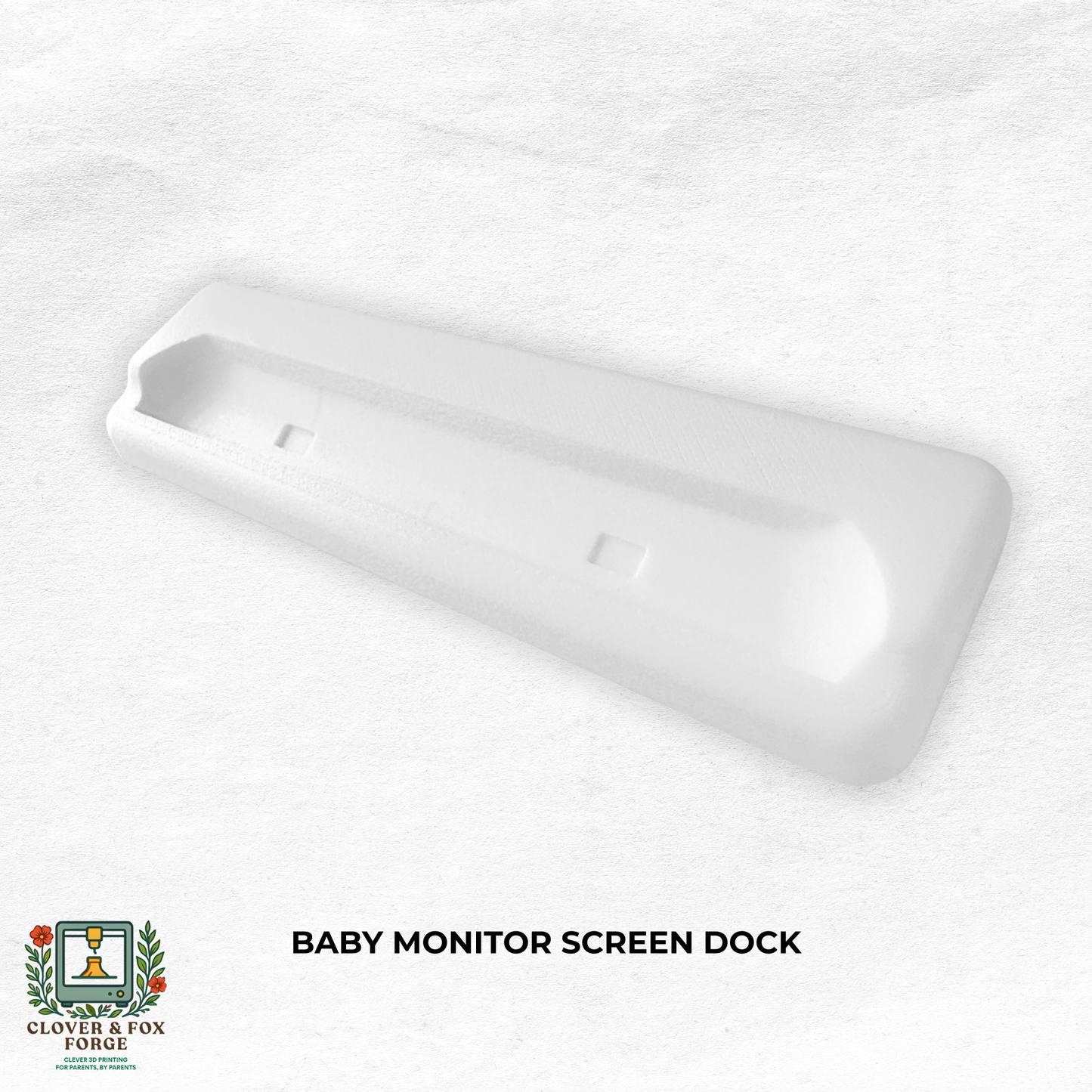 Infant Optics Monitor Screen Dock | Cord Holder | DXR-8 & DXR-8 Pro - Baby Monitor Screen Dock for stable mounting.