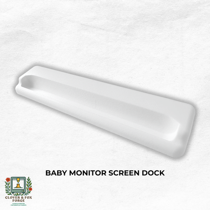 VTech Baby Monitor 7" Screen Dock | Cord Holder | RM7766HD & RM7757HD in white color on a plain background