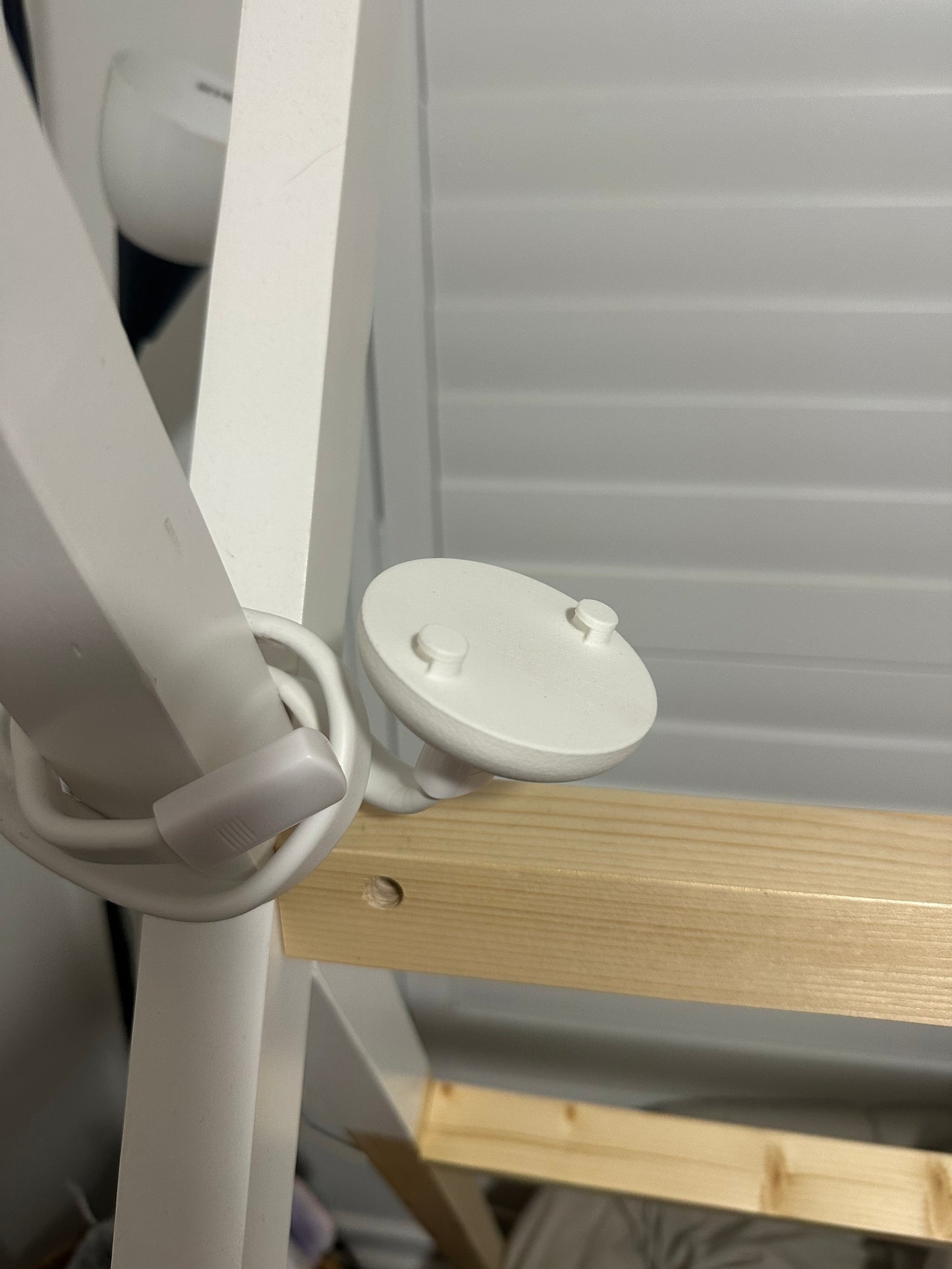 VTech Baby Monitor Mount Adapter | BM3900N & More | 1/4" Thread attached to a cot for easy installation.