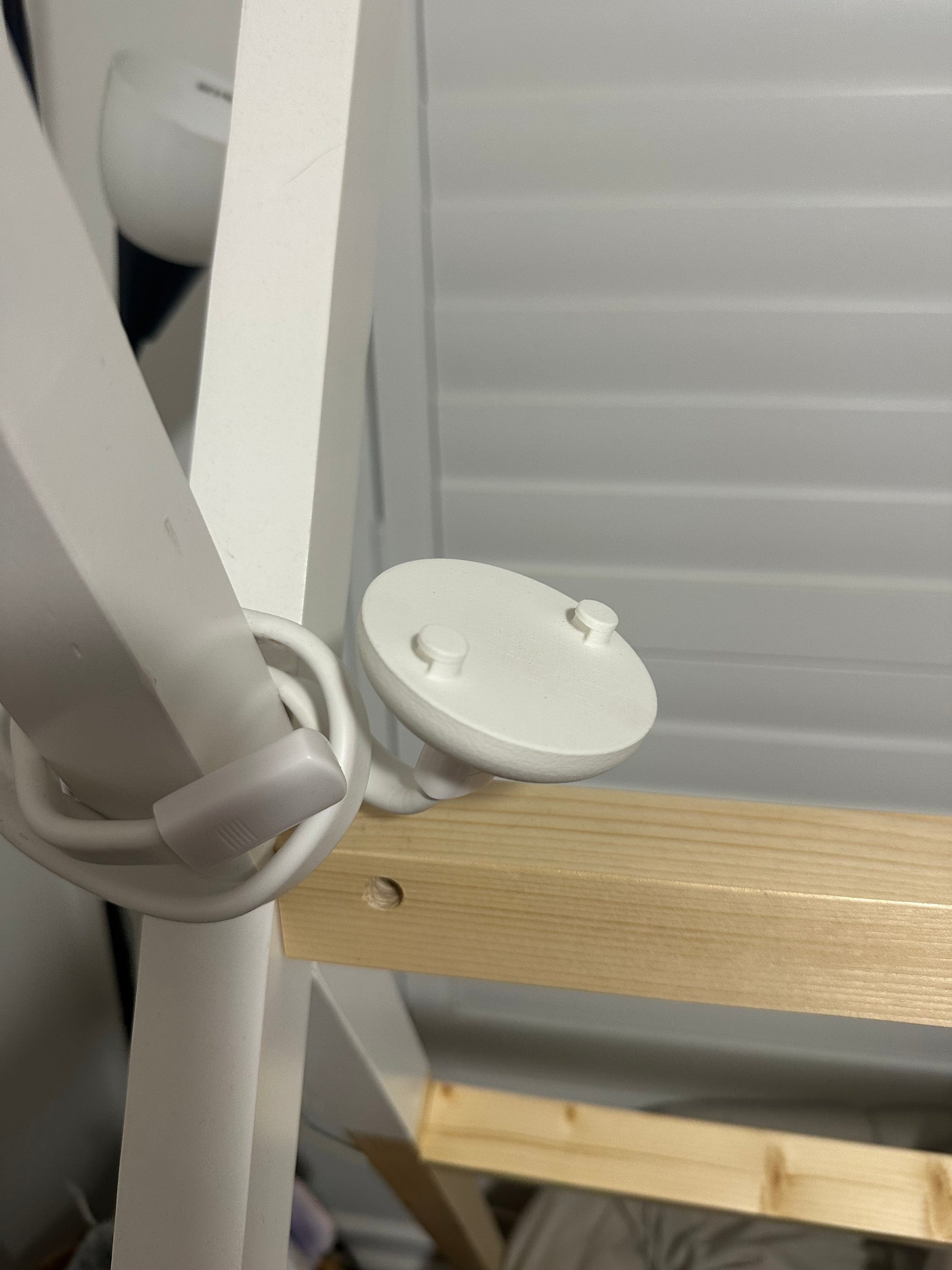 VTech Baby Monitor Mount Adapter | BM3900N & More | 1/4" Thread attached to a cot for easy installation.