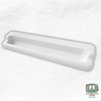 TweetyCam Baby Monitor Screen Dock | Cord Holder | Model 2.0 - White dock for baby monitor with cord holder design.