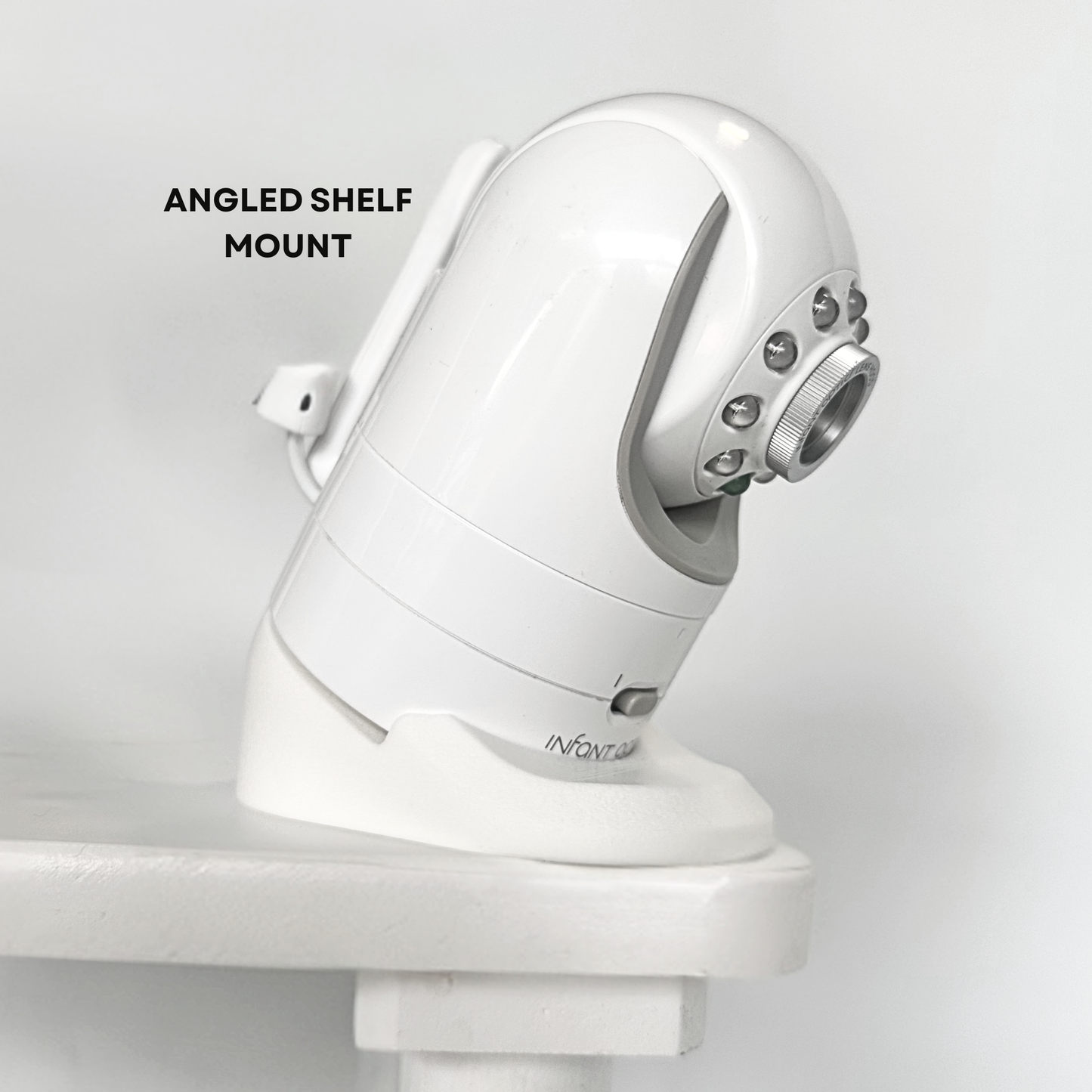 Infant Optics DXR-8 & DXR-8 Pro Angled Shelf Mount | 30° View | Aussie Made
