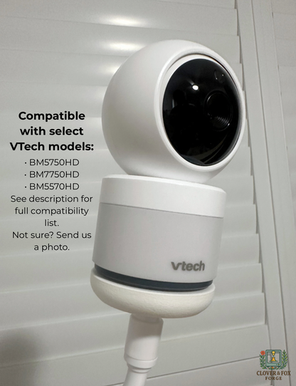VTech Baby Monitor Mount Adapter | BM4700N & More | 1/4" Thread compatible with select VTech models