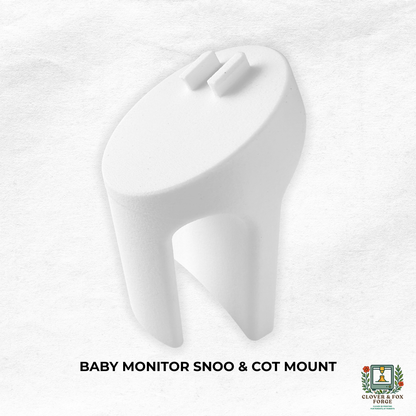 Vtech Baby Monitor Snoo & Cot Mount | Fits BM3350N + More, no drill baby monitor adapter for secure overhead viewing.