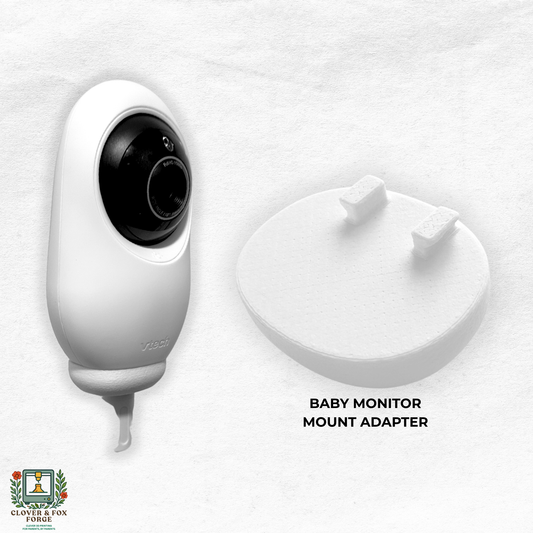 VTech Baby Monitor Mount Adapter | RM2751 | 1/4" Thread, compatible with various mounts and stands.