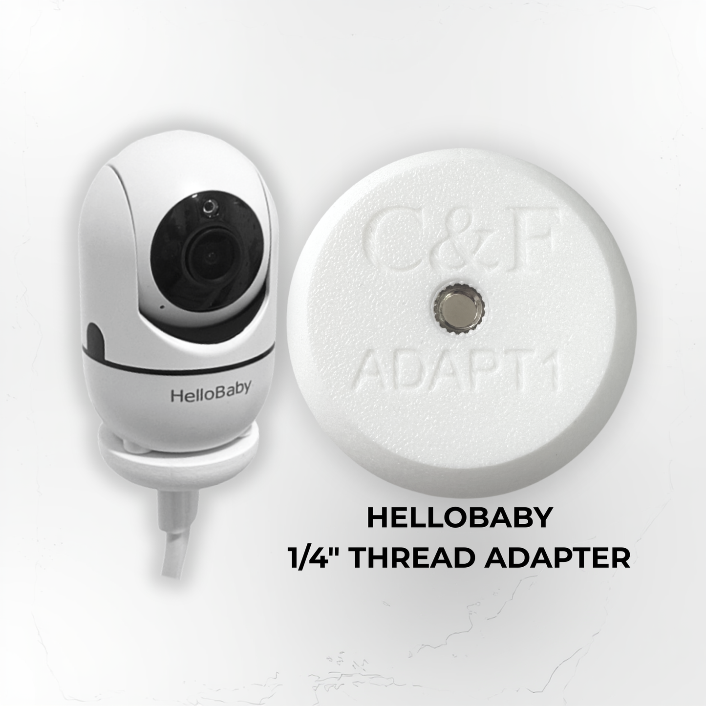 HelloBaby HB6550 Baby Monitor Threaded Adapter | Standard 1/4” Mount | Aussie Made