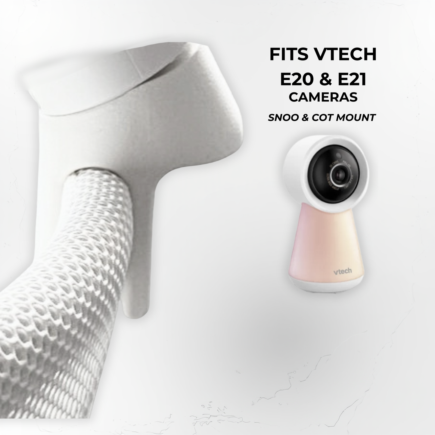 VTech RM7756HD & More Snoo & Cot Mount | No-Drill | Aussie Made