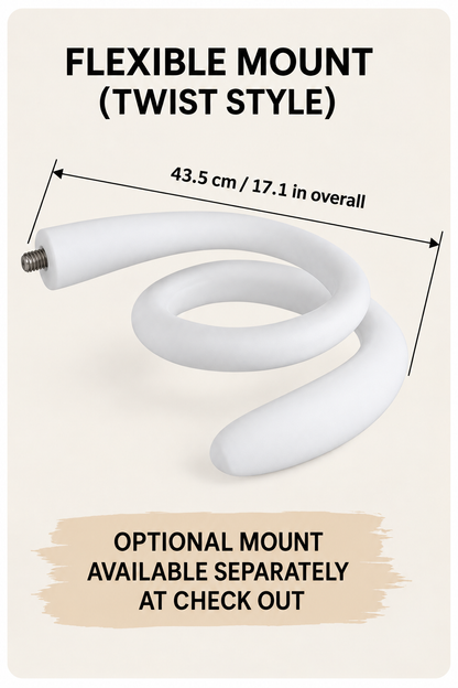 TWIST flexible baby monitor mounting arm with 43.5 cm overall dimension
