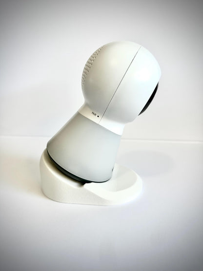 VTech Baby Monitor Shelf Mount | Angled | BM5200N & More mounted baby monitor on a no-drill shelf stand.