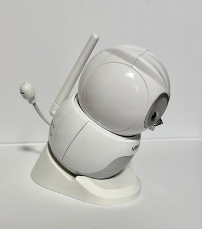VTech Baby Monitor Shelf Mount | Angled | BM4500N & More on a white stand, showcasing baby monitor adapter design.