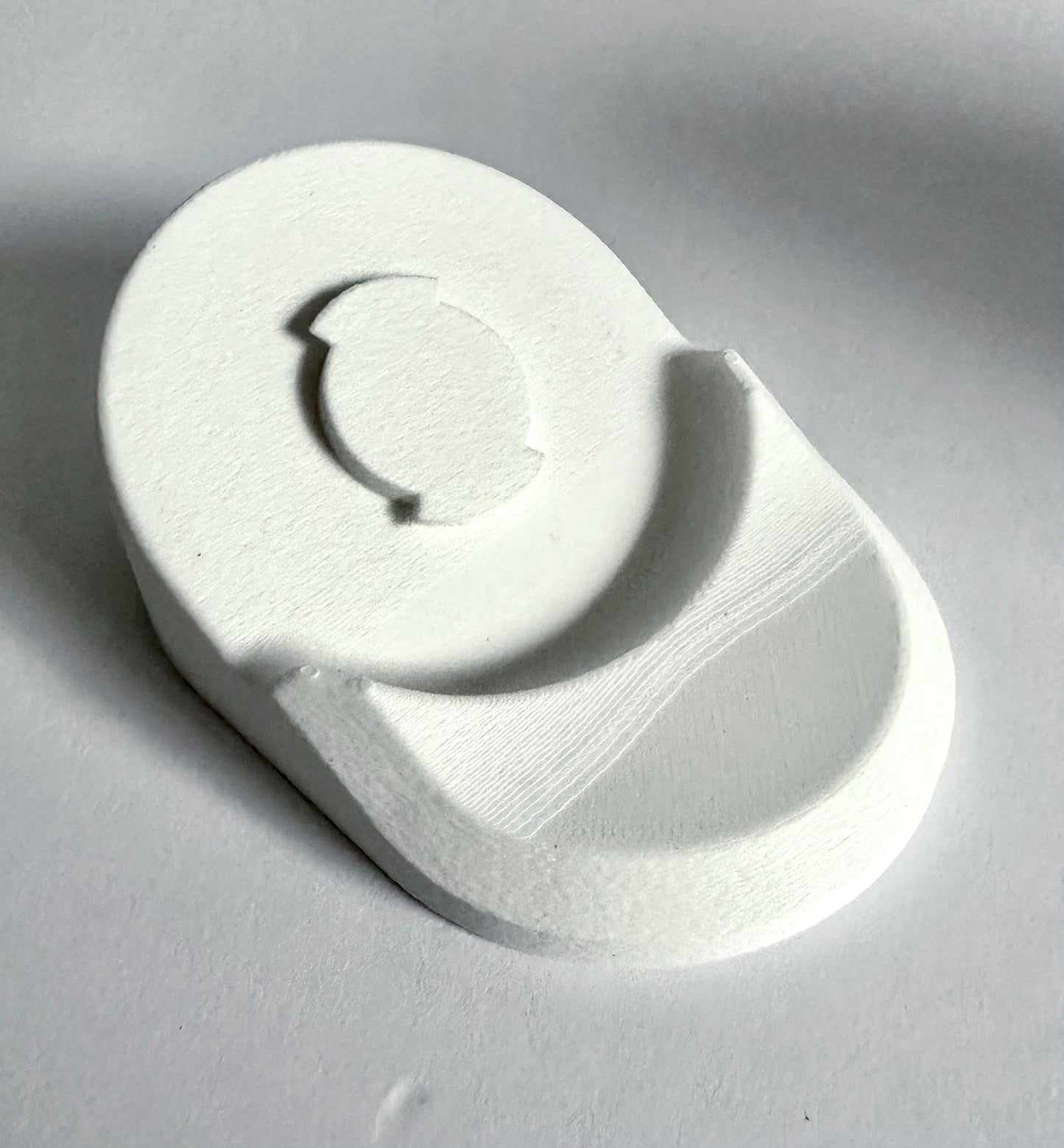 HelloBaby HB6550 Monitor Mount – Angled Shelf Stand | No Drills | Stable 3D-Printed Design | Australian Made