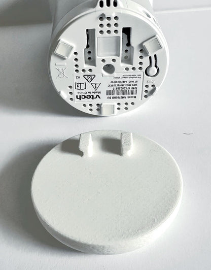 VTech Baby Monitor Mount Adapter | BM4700N & More | 1/4" Thread backside view, showing smooth base for easy mounting.