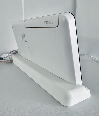 VTech Baby Monitor 7" Screen Dock | Cord Holder | RM7764HD & More mounted on a stable stand with charging cable.