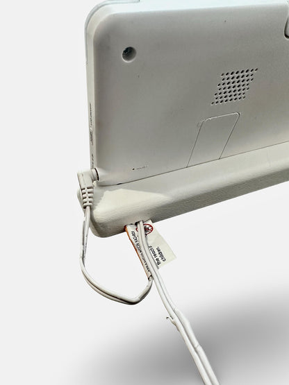 VTech Baby Monitor 7" Screen Dock | Cord Holder | RM7764HD & More securely holding monitor with visible charging cables.