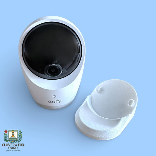 Eufy E21 Baby Monitor Shelf Mount – 30° Angled No-Drill Stand | 3D Printed in Australia | Eco-Friendly Family Made