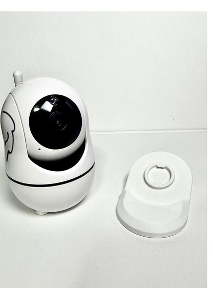 Tweetycam Baby Monitor Shelf Mount | Angled | All Models with baby monitor camera and no-drill adapter base.