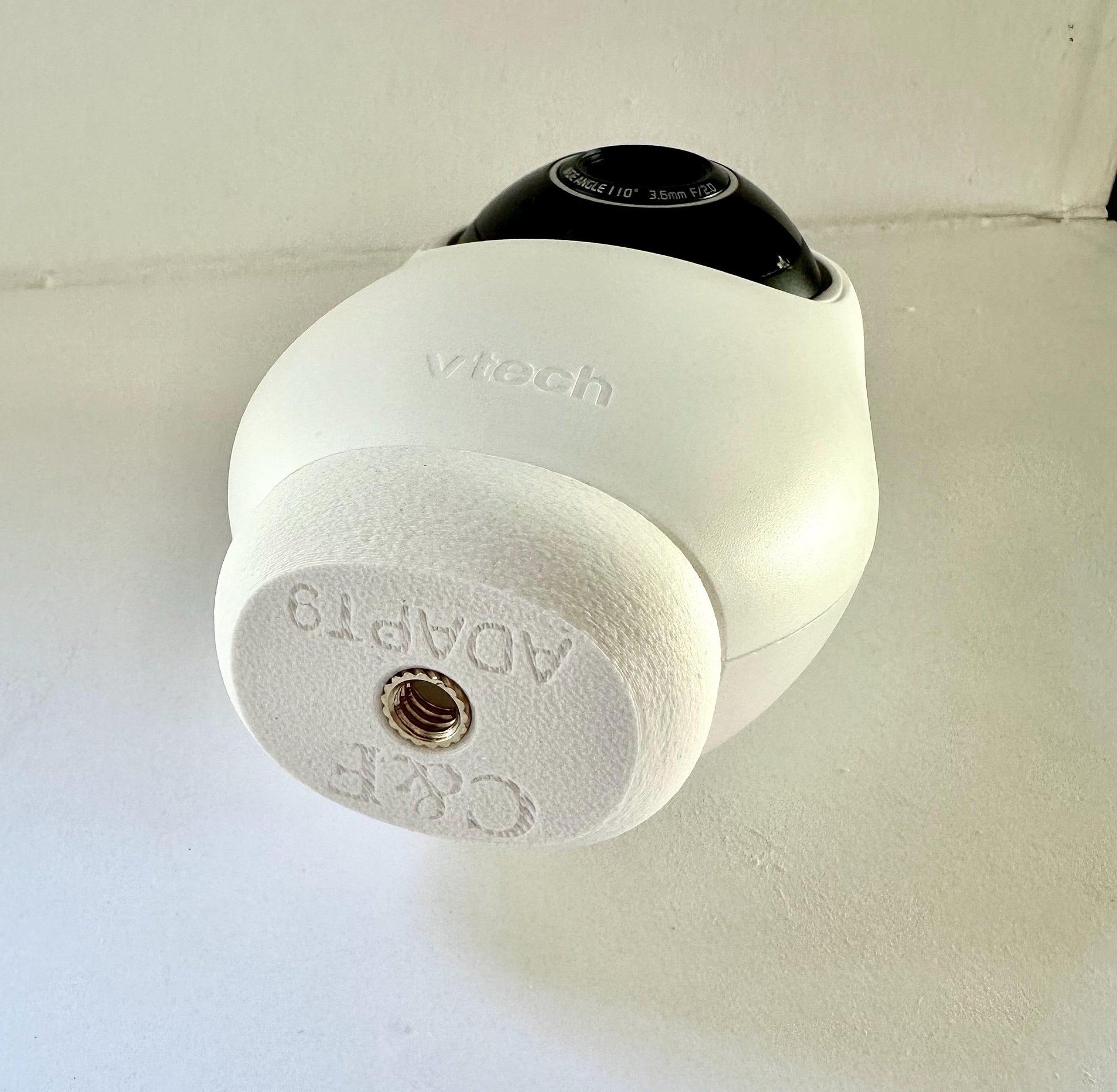 VTech Baby Monitor Mount Adapter | RM2751 | 1/4" Thread on baby monitor camera for secure mounting.
