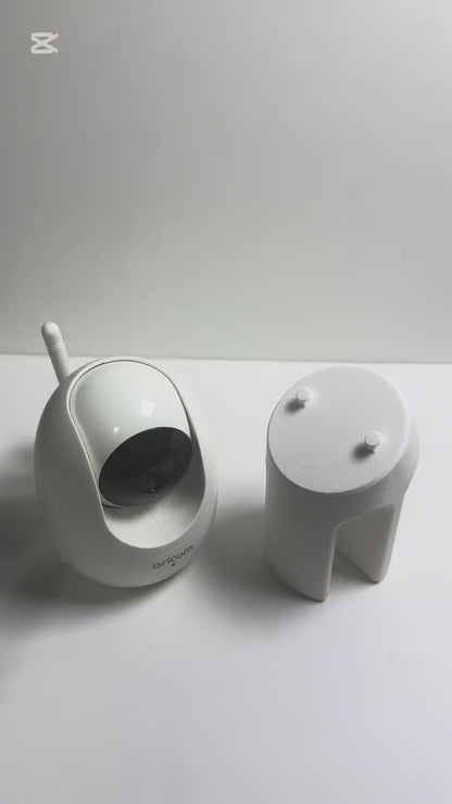 Oricom Baby Monitor Snoo & Cot Mount | CU745 showing baby monitor and no-drill cot mount.
