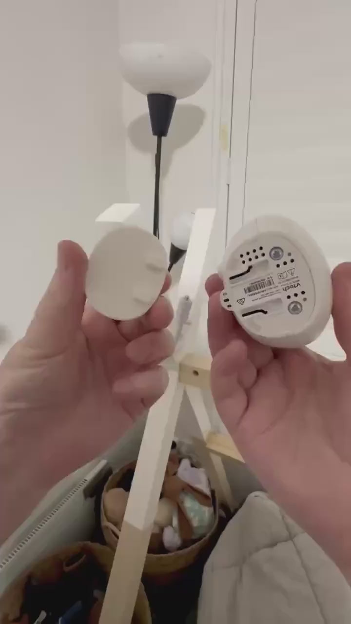 VTech Baby Monitor Mount Adapter | RM2751 | 1/4" Thread for easy mounting on various stands and tripods.