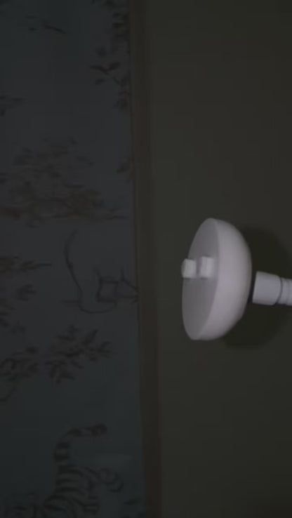 Owlet Baby Monitor Mount Adapter | Cam 2 | 1/4" Thread attached to a wall, designed for easy baby monitor installation.