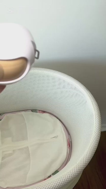CuboAi Smart Baby Monitor 3 Snoo, bassinet and cot mount demonstration