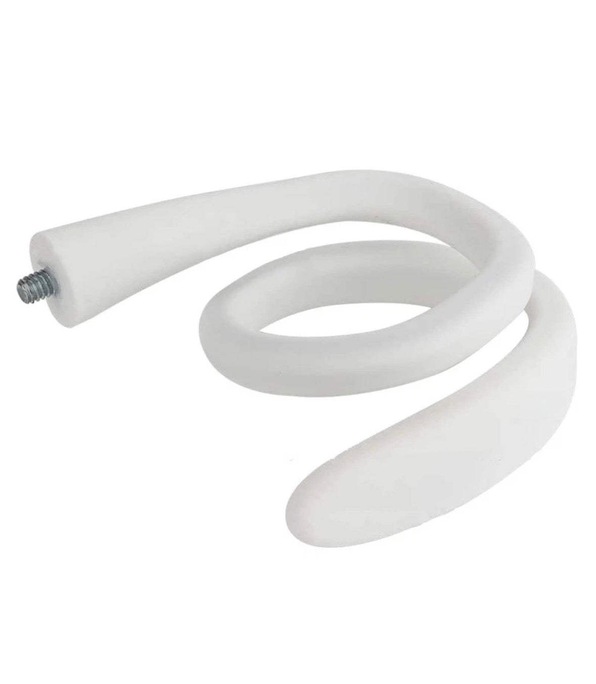 White TWIST flexible baby monitor wrap-around mounting arm with 1/4 inch threaded screw