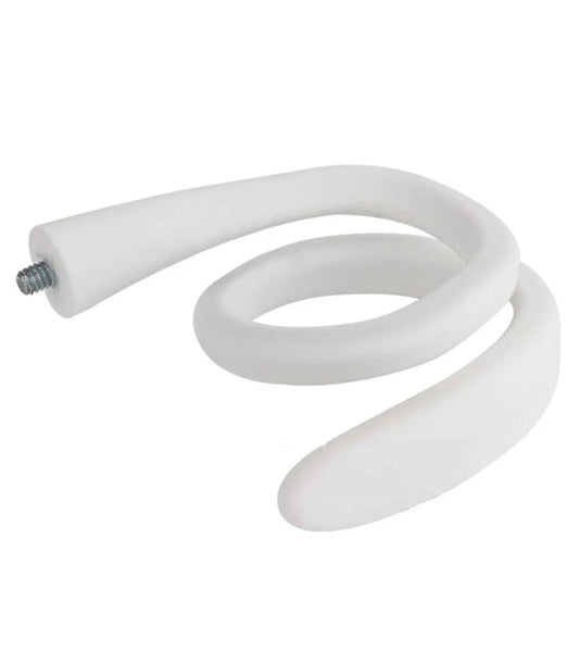White TWIST flexible baby monitor wrap-around mounting arm with 1/4 inch threaded screw